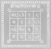 Picture of ARKAM Shatru Nivaran Yantra - Silver Plated Copper (For protection against enemies) - (4 x 4 inches, Silver)