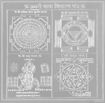 Picture of ARKAM Upari Badha Nivaran Yantra - Silver Plated Copper (For getting rid of ghosts and evil spirits) - (4 x 4 inches, Silver)