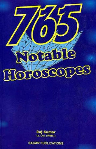 Picture of 765 Notable Horoscopes - English - Sagar Publications