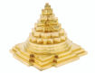 Picture of ARKAM Meru Shri Yantra - Brass - for Success, Wealth & Prosperity (10 x 10 x 9 cm Shree Yantra)