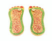 Picture of ARKAM Charan Paduka /Lakshmiji Charan / Lakshmi Feet /Metal Charan Paduka (Size: 4.5 inches)