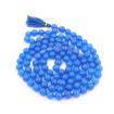Picture of Arkam Blue Hakik Mala/ Blue Agate Mala/ Blue Hakeek Mala/ Blue Stone Mala  (Size: 6mm, Length: 30 inches, Beads: 108+1)