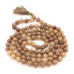 Picture of Arkam Brown Hakik Mala/ Brown Agate Mala/ Brown Hakeek Mala/ Brown Stone Mala  (Size: 6mm, Length: 30 inches, Beads: 108+1)