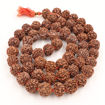 Picture of Arkam 5 mukhi Rudraksh Kantha Certified/ Rudraksha Kantha for wearing and worship/ Rudraksh Mala Big/ Five faced Rudraksh Kantha Mala (Size: 18-22mm, Length: 35inches, Beads: 54+1)