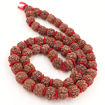 Picture of Arkam 5 mukhi Rudraksh Kantha/ Rudraksha Kantha for wearing and worship/ Rudraksh Mala Big/ Five faced Rudraksh Kantha Mala with Padding (Size: 18-22mm, Length: 35inches, Beads: 54+1)