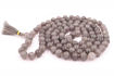 Picture of Arkam Grey Hakik Mala/ Grey Agate Mala/ Grey Hakeek Mala/ Grey Stone Mala  (Size: 6mm, Length: 30 inches, Beads: 108+1)