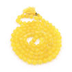 Picture of ARKAM Yellow Hakik Mala/ Yellow Agate Mala/ Yellow Hakeek Mala/ Yellow Stone Mala (Size: 6mm, Length: 30 inches, Beads: 108+1)