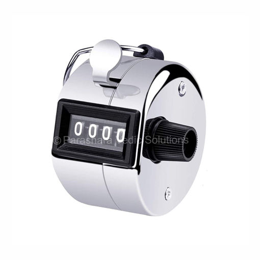 Picture of ARKAM Jap Counter/ Jaap Counter/ Tally Counter with Mechanical clicker and ring finger - Steel - (Color: Silver)