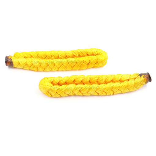 Picture of ARKAM Bagalamlukhi Kavach/Baglamukhi Raksha Kavach/Baglamukhi Raksha Sutra/Yellow Thread Kavach Bracelet - Set of 2