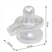 Picture of Arkam Parad Shivling /Parad Shivlinga /Mercury Shivling /Mercury Shivlinga (1125 grams)