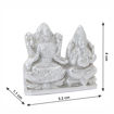 Picture of Arkam Parad Lakshmi Ganesha /Mercury Laxmi Ganesh /Laxmi Ganesha Statue /Lakshmi Ganesh Idol (98 grams)