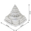 Picture of Arkam Parad Meru Shri Yantra /Parad Meru Shree Yantra /Mercury Meru Shri Yantra (62 grams)