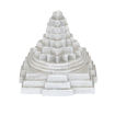 Picture of Arkam Parad Meru Shri Yantra /Parad Meru Shree Yantra /Mercury Meru Shri Yantra (150 grams)