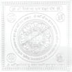 Picture of Arkam Kailash Dhan Raksha Yantra - Silver Plated Copper - (4 x 4 inches, Silver)