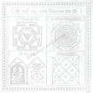 Picture of Arkam Sarva Raksha Badha Nivaran Yantra - Silver Plated Copper - (4 x 4 inches, Silver)