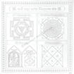 Picture of Arkam Sarva Raksha Badha Nivaran Yantra - Silver Plated Copper - (6 x 6 inches, Silver)