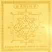 Picture of Arkam Shiv Yantra / Shiva Yantra - Gold Plated Copper - (6 x 6 inches, Golden)