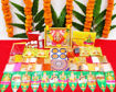 Picture of Arkam Premium Diwali Puja Samagri Kit for Lakshmi Pujan/ Mahalakshmi Puja Kit/ Laxmi Puja Samagri Kit/ Deepavali (45+ Items) with Detailed Puja Vidhi