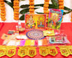 Picture of ARKAM Chauth Puja Samagri Kit/Chauth Mata Pooja Kit/Ganesh Chauth Puja Kit/Maasik Chauth Puja Kit with Nav Shringar Saman (35+ Items) and Katha and Puja Vidhi