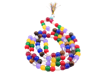 Picture of ARKAM Multicolour Hakik Mala/ Multi Agate Mala/ Navratna Mala  (Size: 6mm, Length: 24 inches, Beads: 108+1)