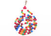 Picture of ARKAM Multicolour Hakik Mala/ Multi Agate Mala/ Navratna Mala  (Size: 8mm, Length: 32 inches, Beads: 108+1)