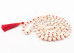 Picture of ARKAM White Chirmi Mala/ Natural Safed Chirmi Mala/ White Gunja Mala/ Safed Gunja Mala Original 108 (Length: 26 inches, Beads: 108+1)
