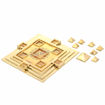 Picture of ARKAM Brass Vastu Purush Pyramid Yantra/MahaVastu Purush Navgrah Pyramid Yantra Vastu Chowki for Brahmasthan/Vaastu Purush Pyramid Yantra (Material: Brass, Size: 9x9 inches)