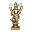 Picture of Arkam Brass Matsya Murti / Matasya Idol / Pital Vishnu Matsya Avatar Statue - Antique Brass For Home / Temple / Office (Height: 7.4 cm, Weight: 120 gms)