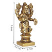 Picture of Arkam Brass Matsya Murti / Matasya Idol / Pital Vishnu Matsya Avatar Statue - Antique Brass For Home / Temple / Office (Height: 7.4 cm, Weight: 120 gms)