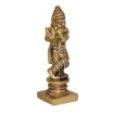 Picture of Arkam Brass Krishna Murti / Krishn Idol / Pital Vishnu Krishna Avatar Statue - Antique Brass For Home / Temple / Office (Height: 7.8 cm, Weight: 110 gms)