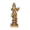 Picture of Arkam Brass Krishna Murti / Krishn Idol / Pital Vishnu Krishna Avatar Statue - Antique Brass For Home / Temple / Office (Height: 7.8 cm, Weight: 110 gms)