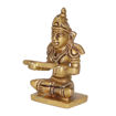 Picture of Arkam Brass Annapurna Murti / Annapoorna Idol / Pital Annapurna Devi Statue - Antique Brass For Home / Temple / Office (Height: 7.3 cm, Weight: 180 gms)