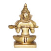 Picture of Arkam Brass Annapurna Murti / Annapoorna Idol / Pital Annapurna Devi Statue - Antique Brass For Home / Temple / Office (Height: 7.3 cm, Weight: 180 gms)