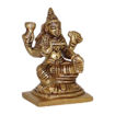 Picture of Arkam Brass Asihwarya Lakshmi Murti / Aishwarya Laxmi Idol / Pital Ashthalakshmi Statue - Antique Brass For Home / Temple / Office (Height: 6.5 cm, Weight: 190 gms)